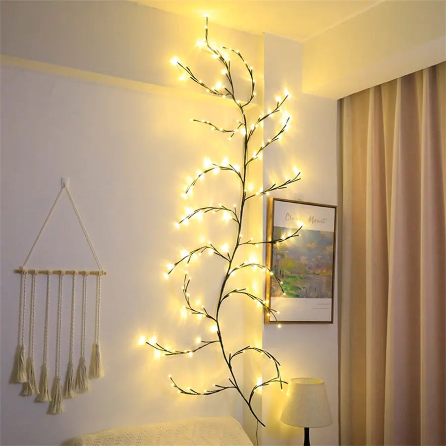 Willow Vine Fairy Lights, Bedroom