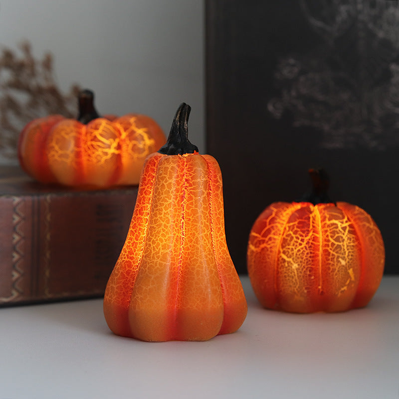 LED Halloween Pumpkin Lamp, Front View