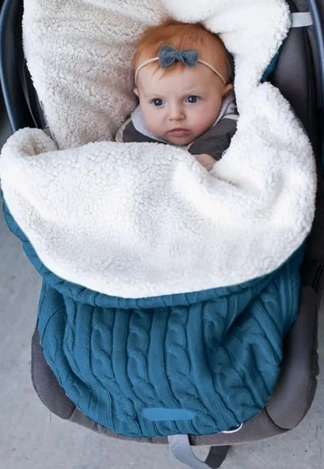 Warm Baby Blanket, Blue