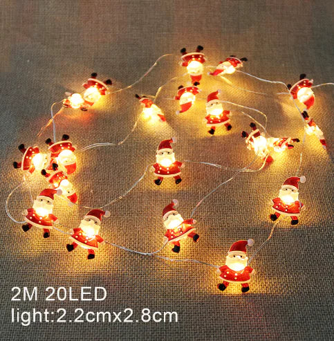 Christmas, LED Fairy Light, Festive Decoration, Waterproof, Indoor and Outdoor, Santa