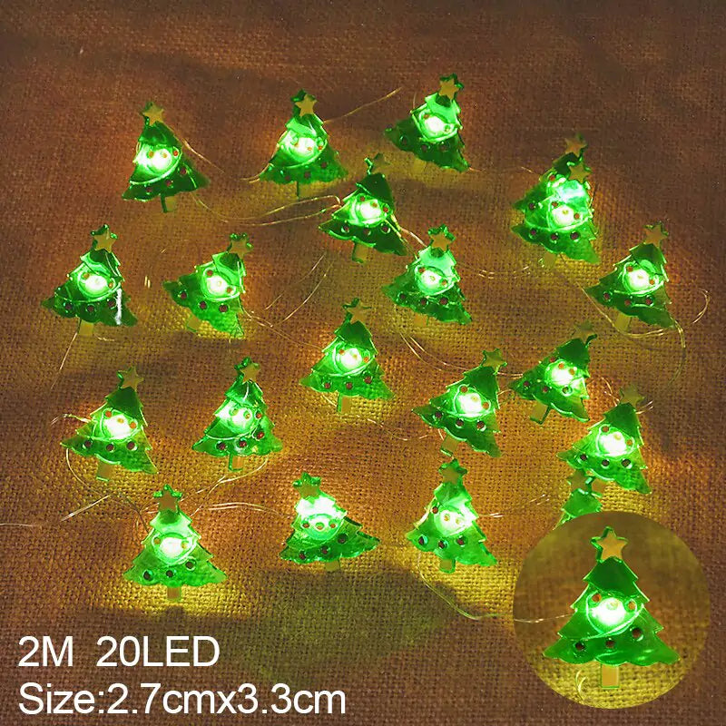 Christmas, LED Fairy Light, Festive Decoration, Waterproof, Indoor and Outdoor, Christmas Tree