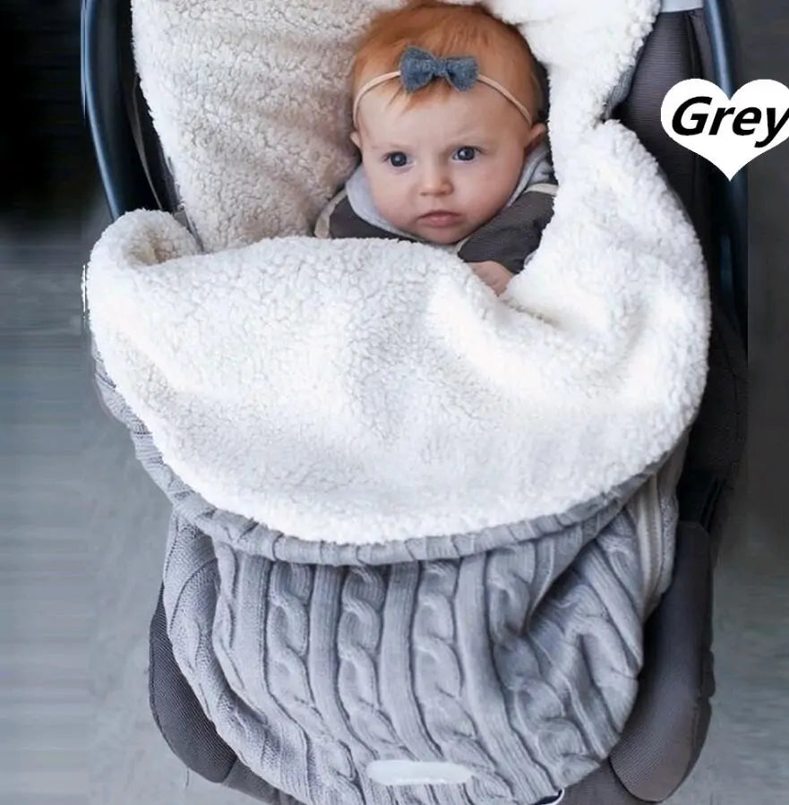 Warm Baby Blanket, Grey