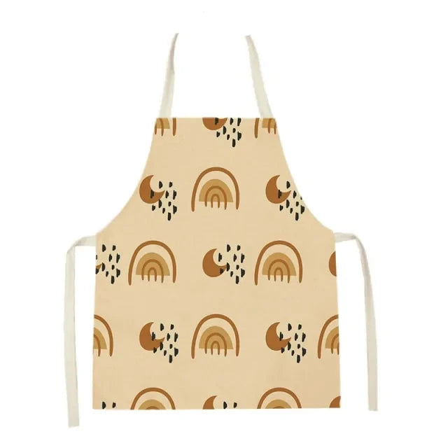 Kitchen and Garden Apron, Front View, Multicolor