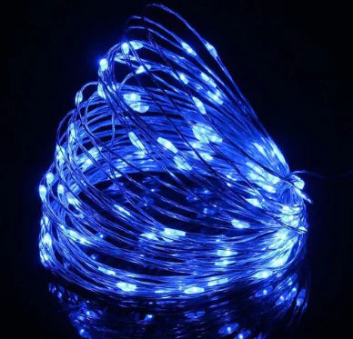 Christmas, LED Fairy Light, Festive Decoration, Waterproof, Indoor and Outdoor, Blue