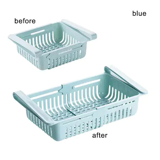 Kitchen Organizer, Blue, Front View