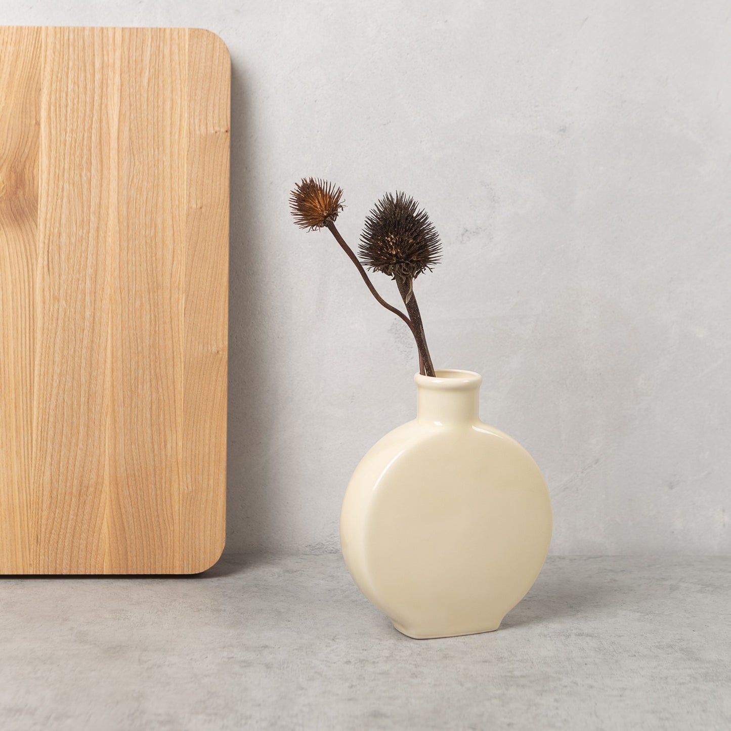 Ceramic Flower Vase, Front view