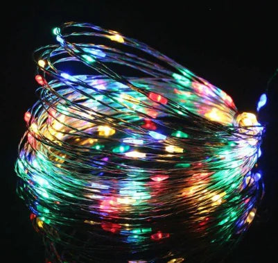 Christmas, LED Fairy Light, Festive Decoration, Waterproof, Indoor and Outdoor, Multicolor