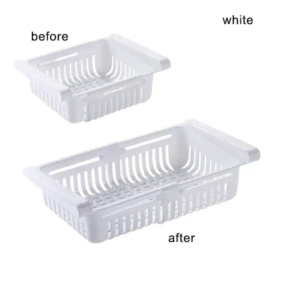 Kitchen Organizer, White, Front View