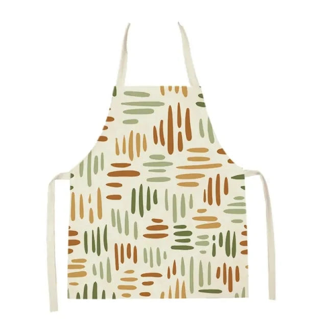 Kitchen and Garden Apron, Front View, Multicolor