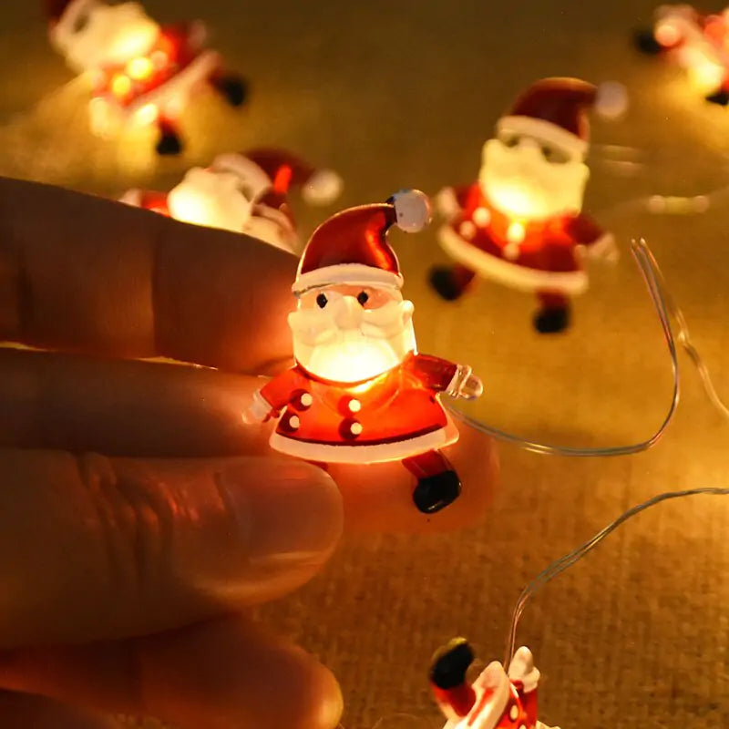 Christmas, LED Fairy Light, Festive Decoration, Waterproof, Indoor and Outdoor, Santa