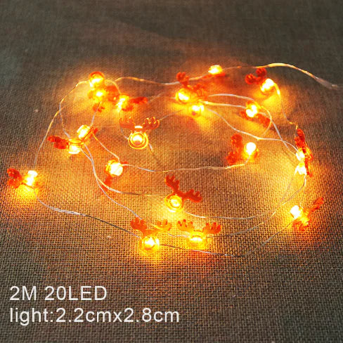 Christmas, LED Fairy Light, Festive Decoration, Waterproof, Indoor and Outdoor, Reindeer